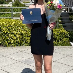 Aritzia brooks dress v neck racerback minidress